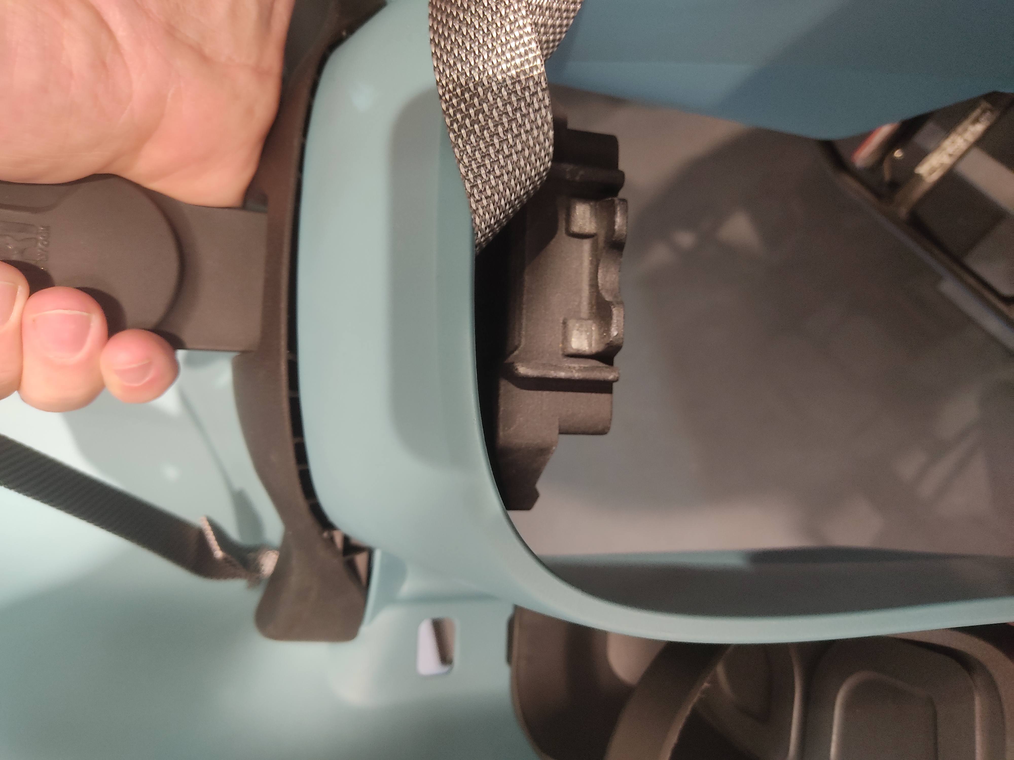 A Urban Ikki child seat with the new heavy duty snapit interface