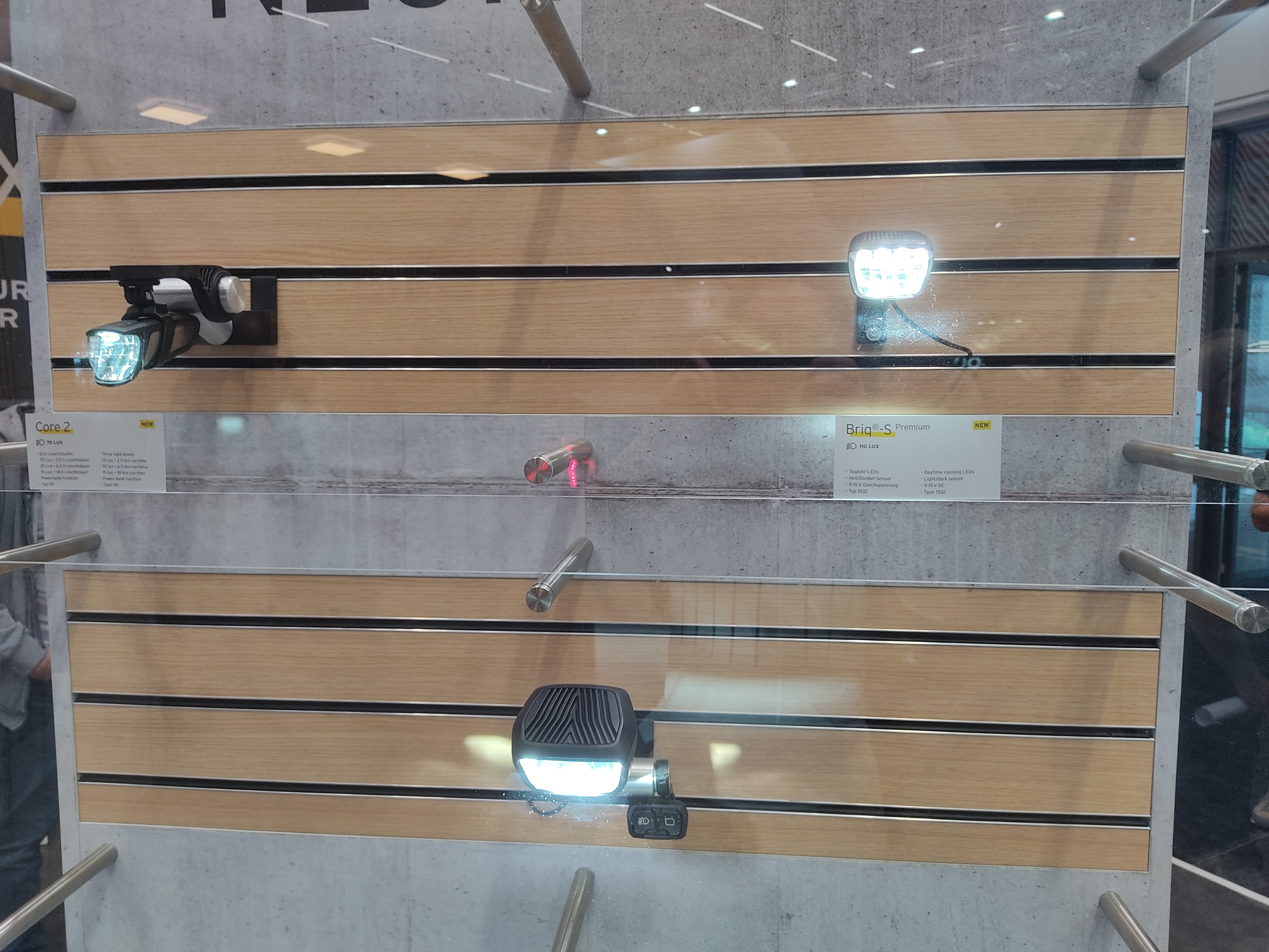 The three new lights, the Core 2, Briq-S Premiun and Briq-XL